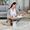 Swings Election Baby Rocking Chair Swing LED Touch Screen Bouncer Bluetooth Control Cradle 0-12M