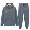 Tracksuits Mens Tracksuit Trend Hooded Pieces Set Hoodie Sweatshirt Sweatpants Sportwear Jogging Outfit Trapstar Man Cloth YTIT