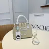 Designerin Frauen Handtasche einfache Kontrast Farbe Die Einkaufstaschen Einzelschulter -Messenger -Tasche
