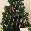 Decorazioni Natalizie 15 Cm Albero Di Natale Ciondolo Decorativo Caramelle Stampella Decorazioni Per La Casa Capodanno Ornamenti Natalizi 3 Colori Goccia Dhydv