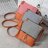 2022 new fashion Evening Bags JIAMEN Arrival Women Handbag PU Leather Tassel Stripe Shoulder Messenger Bag Casual Square Bolsa Feminina Crossbody top quality