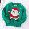 Pullover Christmas Children Baby Girls Boys Sweaters New Year Knitting Pullovers Cartoon Long Sleeve Autumn Kids Clothes 0913