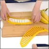 Ferramentas de vegetais de frutas Ferramentas de cozinha Salada de frutas Diy Slicer Ferramenta Criativa Ferramenta Banana Cutter Cutter Drop Delivery 2021 Gard Dhpmf