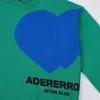 ADER ERROR Sweater Blue Heart Panel Men Women 11 Oversized Casual Ader Error Knitted Pullover 220914