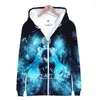 Men's Hoodies Anime Sword Art Online SAO 3D Zipper Men Women Harajuku Streetwear Sweatshirt Fashion Clothes Oversized