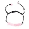 Irregular Natural Crystal Stone Stone Handmade Rape Surxed Charm Bracelets for Women Girl Party Club J￳ias ajust￡veis