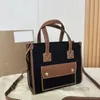 Avondtassen HH dames check Horseferry Canvas klep crossbody tas handtas Ronde drukknoop Enkele schouder Messenger Bags leer hoog