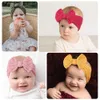 Party Supplies Newborn Baby Headband Girls Stretch Knit Kids Bandana Baby Bow Soft Nylon Kids Headwear Hair Accessories