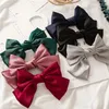 Fashion Ribbon Hair Clips Big Lar Bow HairPin for Women Girl