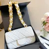 Mini Nieuwe Hot Dikke tas Ketting Grote Gouden Ketting Schoudertassen Beroemde Designer damestas Retro Leer Mode Claic Cro Body Purse Tote top