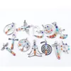 Hangers Pendulum Vrouwen man sieraden verzilverde natuursteen sieraden charmes 7 chakra kralen Positieve energiebeadaccessoires Antiek BN324