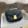 Mini Chain Bag Messenger Crossbody Bag Plain Shoulder Handbag Purses Women Embossing Letter Metal Hardware Hasp Flap Wallet Interior Compartment