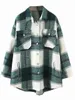 Vestes Femmes Klkxmyt Plaid Femmes Manteau Automne Hiver Vintage Élégant Poches Surdimensionné Casual Chaud Chic Tops 220913