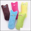 Jouets pour chats Dents Grincement Cataire Jouets Drôle Interactif En Peluche Chat Jouet Chaton À Mâcher Griffes Vocales Pouce Morsure Menthe Pour Chats Drop Deli Dh6To