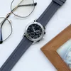 メンズ腕時計 43 ミリメートル多機能ダイヤルマニュアルスキャンクォーツムーブメントクロノグラフストップウォッチステンレス製ファッションメンズ腕時計