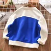 Pullover Boys Cotton Sweaters Spring och Autumn Winter Bottomed Leisure Foreign Style Coats Children's Tops 0913