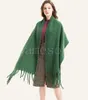 Fashion Autumn and Winter grova Tassels Circle Sand Solid Color Scarf Ladies Thick Scarf Women Shawl DE751