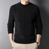 Erkekler sweaters üst sınıf kalınlıkta otum moda markası örgü kazak sıcak süveter kış yünleri oneck sıradan erkekler örme jumper giysileri 220913