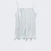 Kvinnors tankar Kvinnor Modal Camisole Summer Solid Color Slash Neck Sleeveless Cropped Tops 2022 Trend Slim All-Match bekv￤m tank