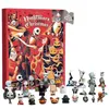 Caixa cega 24 pçs Boneca de Halloween Caixa de Calendário Antecipada Presente Para Contagem Regressiva Enfeites de Quarto Brinquedo Crianças Presentes de Feriado 220914