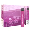 Authentic Vapen Cube 3000Puffs 2% 5% NIC engångsvapspenenhet ELEKTRONISKA E Cigaretter Kit 8 ml kapacitet 1000mAh Batteri Förfyllda staplar Vaporiezer Pure Taste