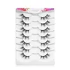 New Half False Eyelashes Riutilizzabili Incrociate Mess Lashes Handmade Soft Natural Long Eyelash 7 Pair Beauty Makeup Lashes