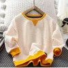 Vidmid Boys Sweatshirt Cotton Spring and Autumn Wear New Foreign Style Children's Striped Pullover Tops Boys Closes P767 0913