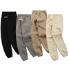 Pantalons pour hommes High Street tech polaire pantalons de survêtement designer pantalons de jogging printemps et automne mode masculine Casual 3M coton réfléchissant détendu 4 couleurs lettre impression chaude