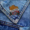 Pinnen broches op maat gemaakte dikke snacks harde email pinnen mannen vrouwen sieraden legering drijvende fles koekje hart broche bk badge pin 1075 dh5pe