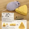 ElectricRC Zwierzęta bezprzewodowe elektroniczne zdalne sterowanie szczury pluszowe zabawki RC Flocking Emulation Toys for Cat Dog żart Scary Trick 220914