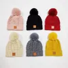 Diseñador Pom Poms Beanie Caps Calidez Sombreros de invierno Hombres Mujeres Bonnet Moda Sombrero de punto Gorro de lana cálido Gorros