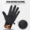 Men Winter waterdichte fietsen handschoenen buitensporten lopende motorfiets ski touchscreen fleece handschoenen niet-slip warme volle vingers