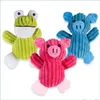 Dog Toys Chews Plush Dog Toys Squeaky Pig Frog Puppy Chew Toy Interactive Cat Pet Sound For Small Medium Dogs Drop Delivery 2021 Hom Dhdfi