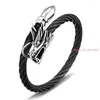 Link Armbänder Coole Männer Double Dragon Manschette Silber Gold Schwarz Farbe Edelstahl Einstellbare Draht Armband Armreif Schmuck