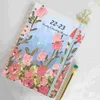 Planer Notebook 2023 Buch Journal Notepad Daily Kalender W￶chentliche monatliche Spiralliste Do Theme Plans Teilnahme Lektion Zeitplan
