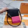 이브닝 백 2 In 1 Crossbody Bag With Wallet 여성 디자이너 숄더 클러치 스트랩 레이디 메신저 겨드랑이 지갑 220712Multi Pochette