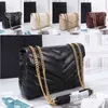 Evening Bags Classic Shoulder Bags Women Chain Handbag High Quality Leather Luxury Designer Brand Crossbody Female Purses 220325Multi Poche