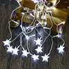 Strings AC 110 - 220V 4M Droop 0,6M Star String Fairy Light Curtain Wedding Christmas Lampa