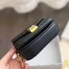 Mini Chain Bag Messenger Crossbody Bag Plain Shoulder Handbag Purses Women Embossing Letter Metal Hardware Hasp Flap Wallet Interior Compartment