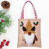 UPS Mingguan nuovo sacchetto del regalo della mano della bambola di tela transfrontaliera Sacchetto del regalo di Natale Vendite dirette della fabbrica del regalo di scuola materna