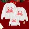 Tenues assorties pour la famille Tenues assorties pour la famille Sweat-shirt de Noël Pulls de Noël Mère Père Fille Fils Femmes Hommes Couple Jersey Enfants Pull d'hiver 220914