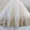 Girl Dresses Flower For Weddings High Collar Sleeveless Kids Party Communion Gowns Appliques Sequined Princess Dress