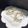 Pendientes de moda Pendientes de perlas con cuentas para mujer Alta calidad 925 Pendientes de aguja de plata Personalidad Joyería Suministro216B