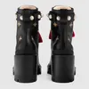Ankle Boot Designer Boots Sneakers 2022 Embroidered Leather With Belt 557735 Ayo10 Fashion Classic Martin Desert 1000 Luxury Size 35-42