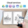 Bloc-notes A5 Smart Notebook réutilisable effaçable Wirebound Notebook Cloud Storage App Paperless Waterproof Hardcover Diary Book Gifts 220914