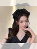 Fashion Two Layers Satin Bow Barrettes Solid Color Pleated Hair Clip Chiffon Fabric Knotted Hair Claw Headwear Hair Accessories