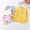 Pullover 2019 Autumn Winter Girls Sweaters Children Clothing Kids Knitted Sweater Baby Girl Clothes Cotton Pullovers 4 Colors 0913