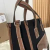 Avondtassen HH dames check Horseferry Canvas klep crossbody tas handtas Ronde drukknoop Enkele schouder Messenger Bags leer hoog