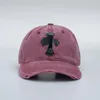 Geometric Pattern Ball Cap Fashion Stingy Brim Hat Metal Unisex3159562