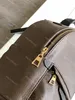 designer handbags Gold color hardware girl schoolbag PALM mini backpack M41562 brown flower satchel Fashion Special Canvas Zip closure large capacity travel bag